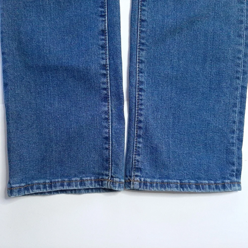 Old Navy Straight Built-In Flex Blue Jeans